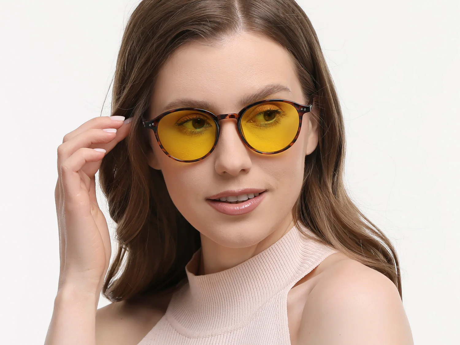 Capri Work+Play - Arbeitsplatz/Gaming Blueblocker Brille Tortoise - Image 6