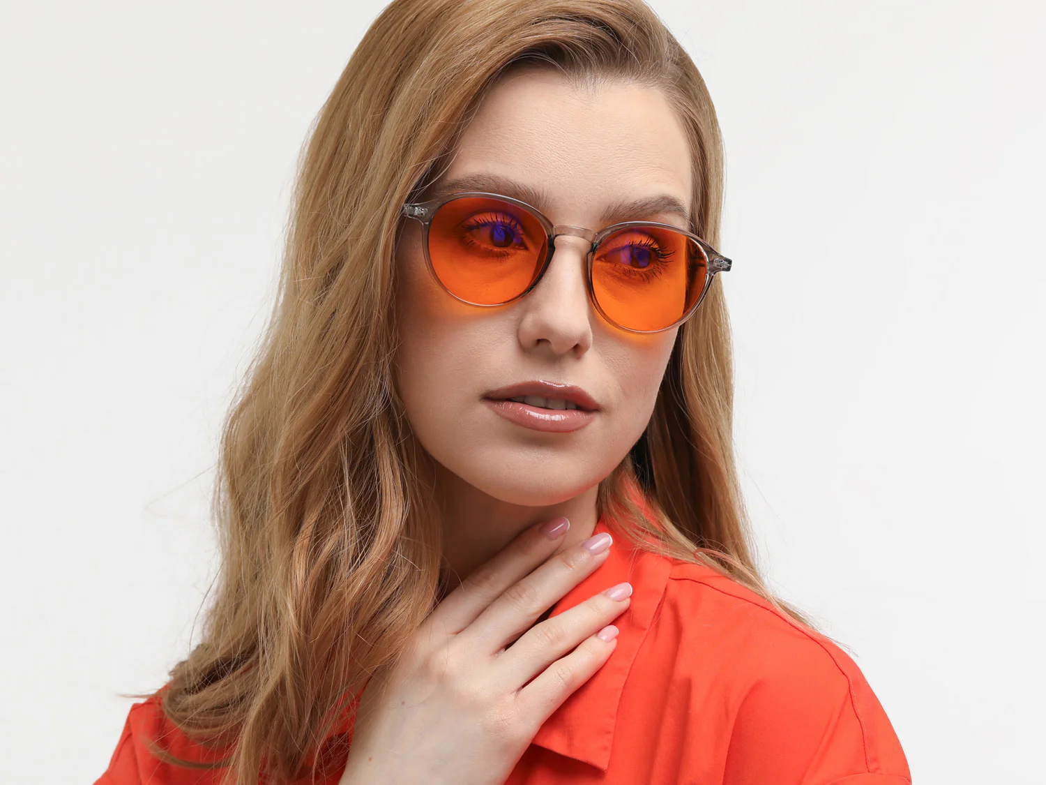 Capri Sleep - Blueblocker Brille Grau-Transparent - Image 4